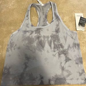 Lululemon Swiftly Tech Racerback 14 Race Length Tye Dye tank gray